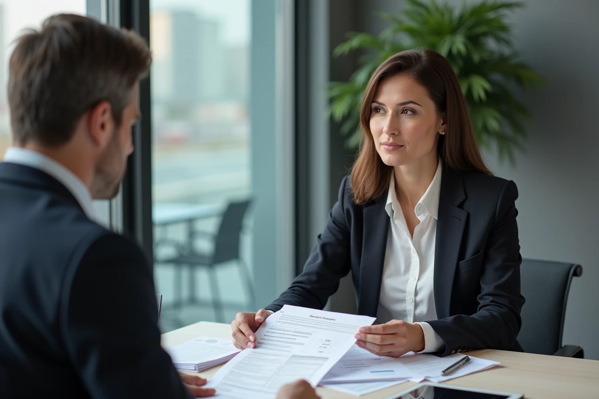 Femme propriétaire consultant un conseiller fiscal pour comprendre la fiscalité de ses revenus locatifs